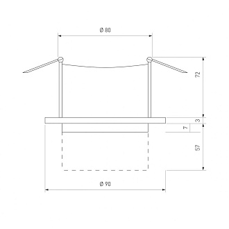Встраиваемый точечный LED светильник 9917 LED 10W 4200K черный матовый Elektrostandard, вр 7,8 см
