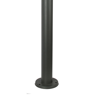 Уличный светильник Favourite Lukturis 3038-1T, L112*W112*H650, Каркас черного цвета, плафон из закаленного прозрачного стекла, IP44