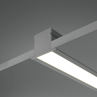 Алюминиевый профиль  Встраиваемый 2000*27*20 мм для светодиодной ленты Maytoni Led strip Серебро ALM-2720-S-2M