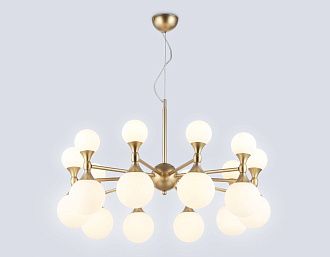 Подвесная люстра **46- см, 20*G9*28W, K, Ambrella Light High Light LH51051, золото