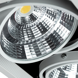 Встраиваемый светильник 75W 4000K Arte Lamp MERGA A8450PL-3WH белый, вр 46*15 см
