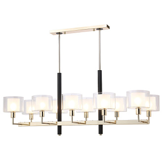 Люстра 109см Crystal Lux MAESTRO SP-PL10 L1100 GOLD Золото/черный