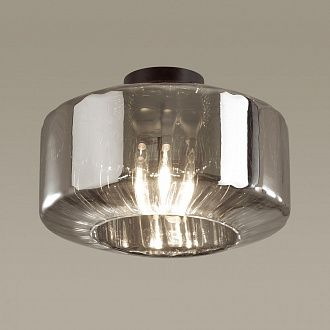 Светильник потолочный Odeon Light Binga 4746/1C, диаметр 30 см, черный