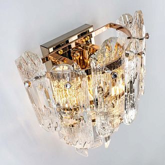 Настенный светильник 23x14x26см, Е14, 2x40Вт, , Modelux ML.7083.02 GD Золото