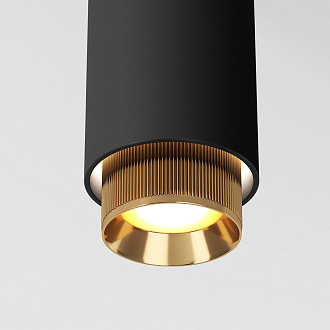 Светильник 6 см, Elektrostandard Nubis GU10 25012/01, черный-золото