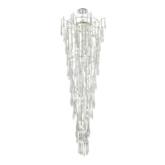 Светильник подвесной 90*230/380 см, 25*G9*5W 4000K ST LUCE Teardrops SL1660.103.25 хром