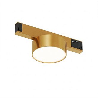Светильник на шине 16*7,4*5,4 см, *LED*6W, 3000K, Denkirs SHINE PRIME FLOW 3000К | ШАЙН ПРАЙМ ФЛОУ 3000К DK4761-SB, сатинированная латунь