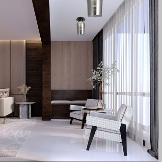 Светильник 20*34 см, 1*E27 черный/мрамор Mantra Nora 8287