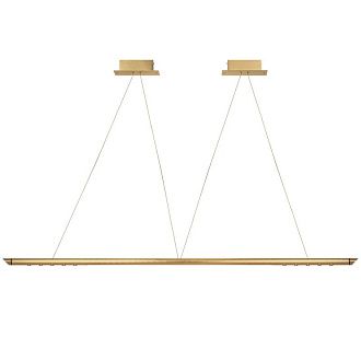 Линейный светильник 153,5*8*60-200 см, 1*LED*48W, 3000K, Lightstar Virata 814203, золотой