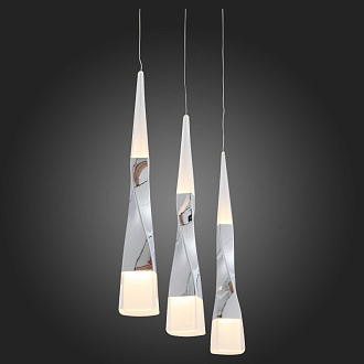 Светильник подвесной 50*10 см, 21W 3000K ST LUCE BOCHIE SL405.103.03 Хром