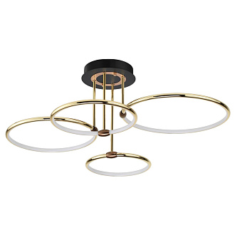 Люстра 81,5*63,5*31,5 см, LED 96W*3000-6000 К, Lumion Ursula золотой, коричневый, 5283/96CL