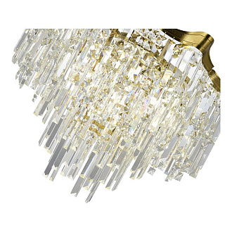 Светильник подвесной 78*44/100 см, 10*E14 ST LUCE Ofelia SL1659.303.10 латунь