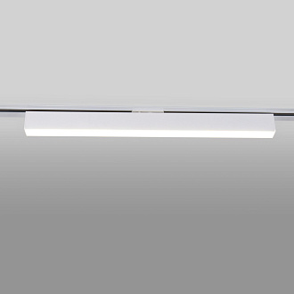 Трековый светодиодный светильник для однофазного шинопровода X-Line 20W 4200K белый матовый X-Line белый матовый 20W 4200K (LTB54) однофазный Elektrostandard