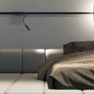 Светильник на шине 2,6*49,5 см, LED * 2W, 4000K, Denkirs Air Spot DK5343-BK, черный
