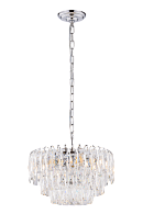 Люстра Ø400 x H250(530), мм, 6*40W (240W), CHROME (ХРОМ) NewRgy L10-ф400*H250 (530) CHROME