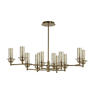 Люстра потолочная 31*56*20 см, 12*E14 Lumion Madonna 6554/12C бронзовый