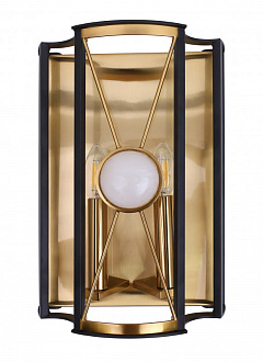 Бра 25*13 см, Crystal Lux TANDEM AP2 GOLD Золото/Черный