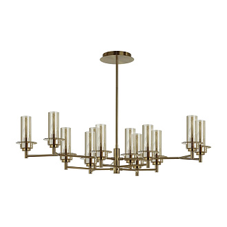 Люстра потолочная 31*56*20 см, 12*E14 Lumion Madonna 6554/12C бронзовый