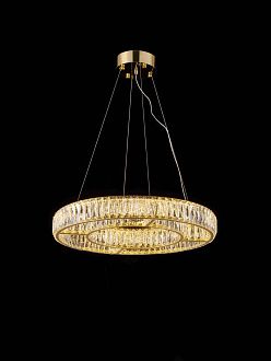Люстра Ø600 x H80 (1200), мм, 122W 3000-6500K, H GOLD (Золото) NewRgy E26-ф600*H80(1200) H GOLD