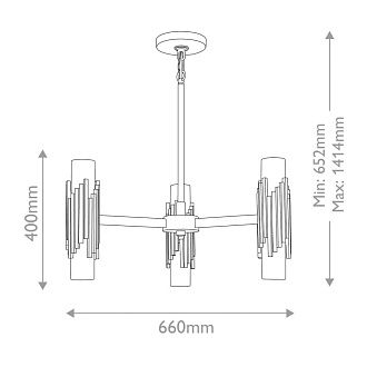 Люстра Elstead Lighting, Арт. MARVELE6-AB-OPAL