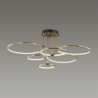 Светодиодный светильник 104 см, 156W, Lumion URSULA 5283/99CL, коричневый-золото