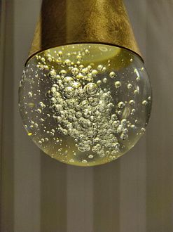 Подвесной светодиодный светильник Odeon Light Gota 4278/1, золотое фольгирование