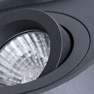 Светильник 17,8*9,5 см, GU10 50W, Arte Lamp Falcon A5645PL-2BK черный