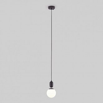 Подвесной светильник с тросом 1,8 м 13 см Eurosvet Bubble Long 50158/1 черный