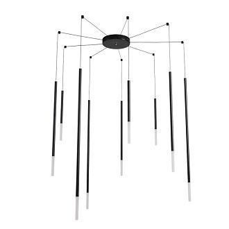 Подвесная люстра  405 см, 27W, 3000K, Lumion Ledio Stick 8400/27L, черный