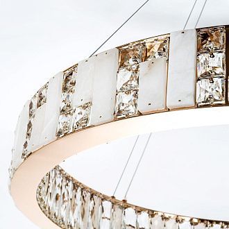 Подвесная люстра 80x50см, LED, 45Вт, 3000 / 6000K, Modelux ML.6985.800P GD Золото