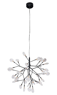 Светильник подвесной 72 см, Crystal Lux EVITA SP36 BLACK/TRANSPARENT Черный