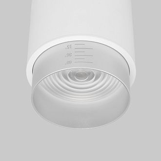Накладной светодиодный светильник Cors 25032/LED 10W 4200K белый/серебро Elektrostandard