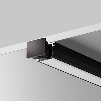 Комплект заглушек (для профиля 16×12) 10 шт., ALM-005-B-EC 642022, 1*2*1 см, Maytoni Led Strip 642022, Черный