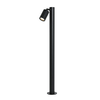 Уличный светильник Favourite Pharus 2892-1F, L250*W50*H850, Уличный светильник, IP65, поворотный плафон, лампу GU10 можно менять