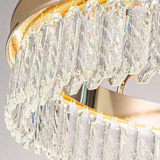 Подвесная люстра 60*116,5 см, 1*LED, 60W, 3000-6000К, Favourite Visconte 4304-6P латунный