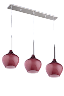 Люстра L580 x W80 x H1150, мм, 3*40W (120W), PURPLE(Фиолетовый) Sfera Sveta 5068/3 PURPLE