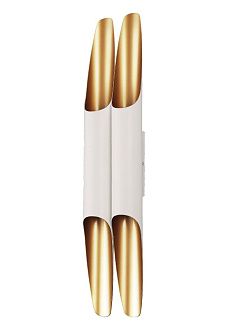 Бра 12**60-60 см, 4*GU10*50W, Crystal Lux Sonata CLT 332W4-V2 WH-GO, Белый/Золото