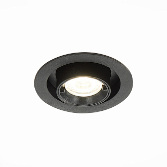 Встраиваемый светильник 9 см, 12W 4000K ST LUCE Встраиваемые светильники ST702.348.12 Черный, вр 7,5 см