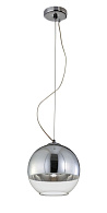 Светильник подвесной 20 см, Crystal Lux WOODY SP1 D200 CHROME Хром