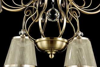 Люстра потолочная/подвесная Диаметр 81,2 см Freya FR2405-PL-08-BZ Бронза