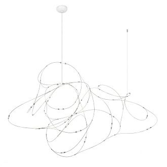 Подвесной светильник 135 см, 10W, 3000K, Loft IT Flock of Light 10309/21 CR, хром