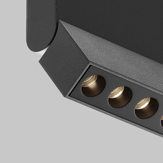 Накладной светильник 22*2,3*8,8 см, LED, 12W, 3000К, Maytoni Technical Points Rot C136CL-12W3K-B черный