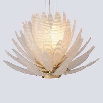 Подвесная люстра 74 см, E14+LED, Crystal Lux ARTICHOKE SP8+1 GOLD, золото