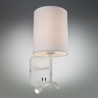 Бра 21*16*16 см, 2*E27, 60W, Omnilux Omnilux 627 OML-62701-02, белый