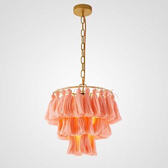 Подвесной светильник TASSEL Карамель 30*30*35 см, 1*E27*60W, ImperiumLoft TASSEL01, Латунь