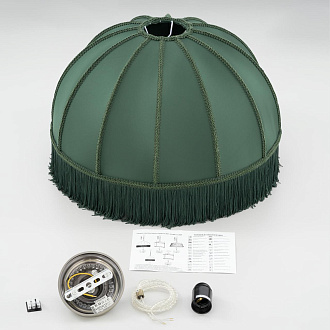 Подвесной светильник 51*40/160 см,1*Е27 Citilux CL407032 Базель Бронза+Зеленый