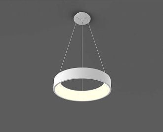 Подвесная люстра 60 см, 36W, 3000K, Italline IT013-6026 white 3000K, белый