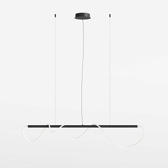 Подвесной светильник 18*140 см, LED 43W, 3000К, Черный Maytoni Tau MOD146PL-L30B3K