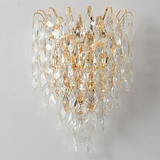 Бра 33 см, Crystal Lux HEDONIST AP3, золото