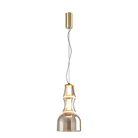 Подвесной светильник 26*180 см, LED, 12W, 4000К, Favourite GAUDI 4242-2P латунный